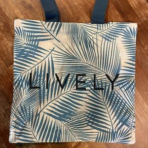 LIVELY linen tote bag